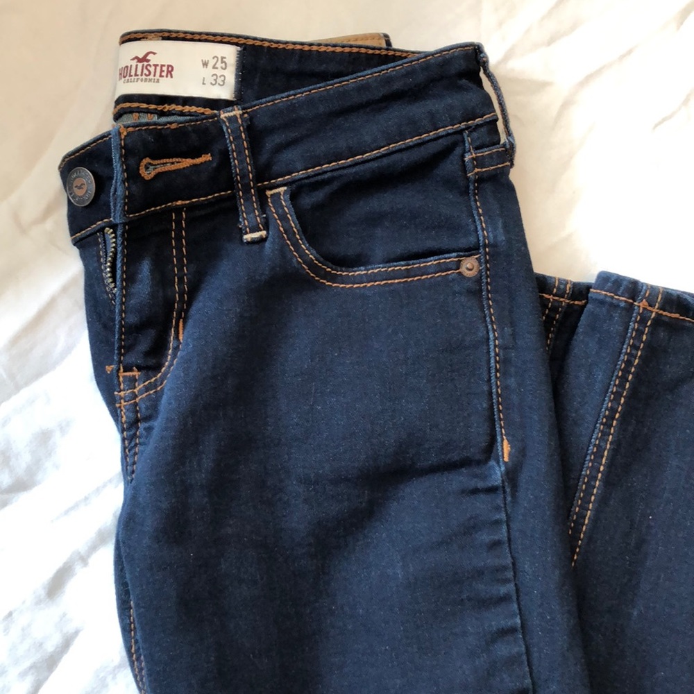 Hollister Dark Wash Straight Jean